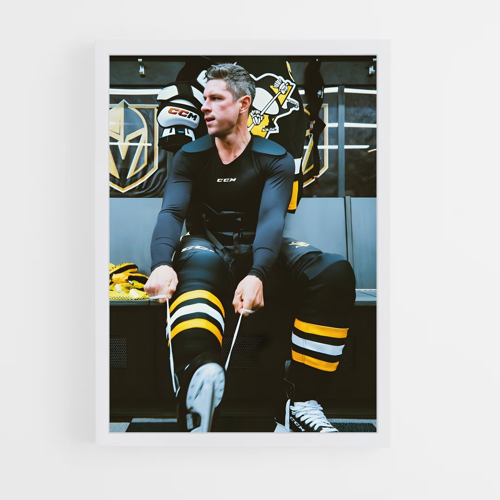 Poster La Pause de Crosby – affiche Hockey sur glace (vue 3)